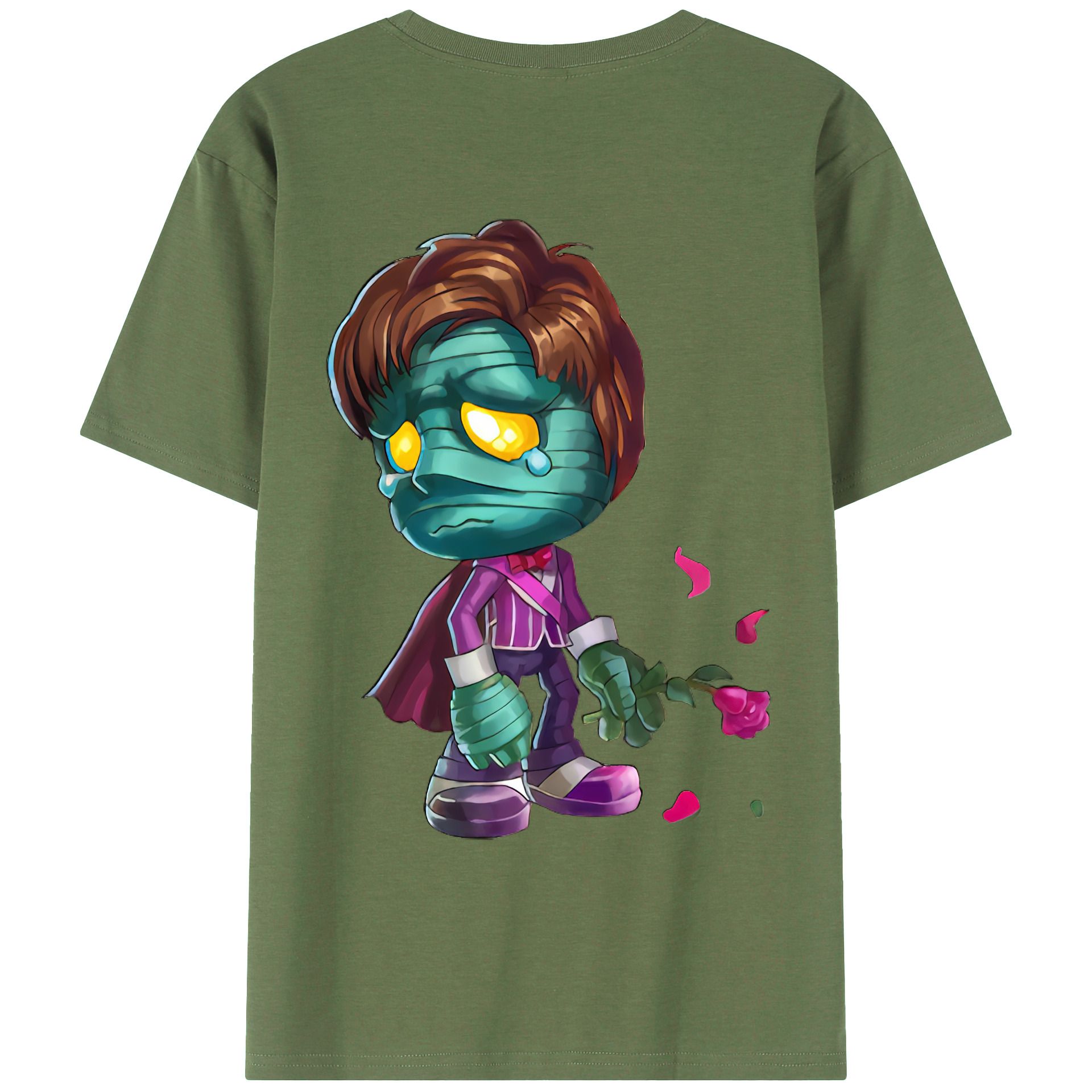 （画像用） リーグ・オブ・レジェンド League of Legends LOL 綿100％ メンズ半袖Tシャツ（バックプリント） 通気性